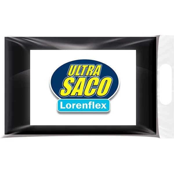 SACO DE LIXO 100LT LIX FLEX PRETO C/5UN ALMOFADA