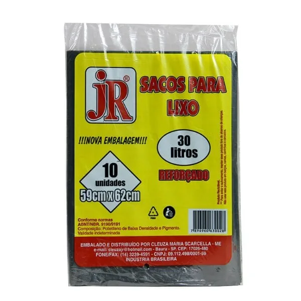 SACO DE LIXO 60 L JUNIOR 0,6