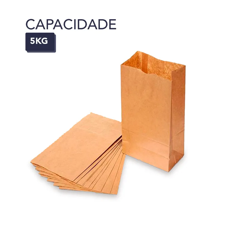 SACO KRAFT 7,5KG 43X20 C/ 500 UNI