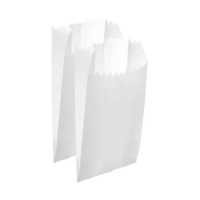 SACO P/ PIPOCA BRANCO 13X8 C/500