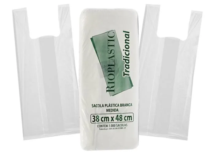 SACOLA 38X48 ROLEPLAST C/700 CREME  FARDO