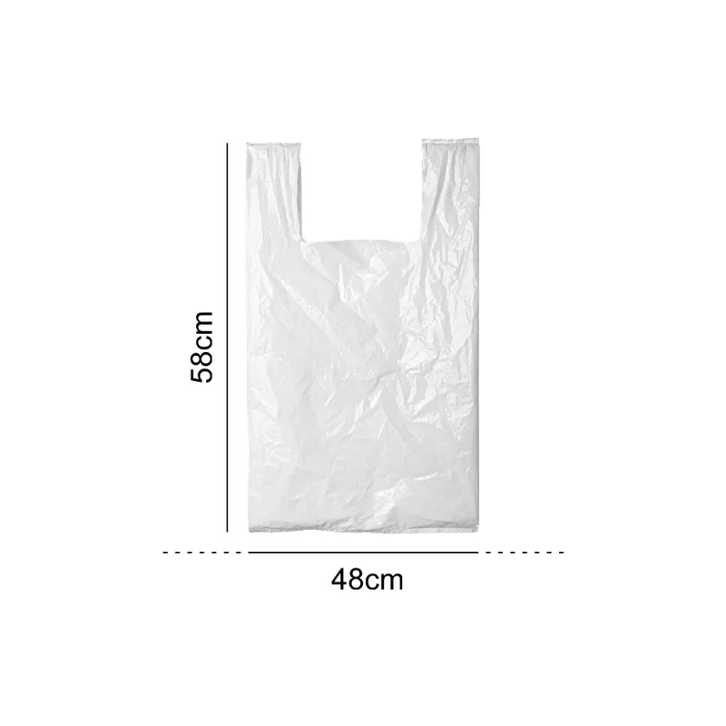 SACOLA BIOPLUS 48X58 BRANCA CX C/ 800 PLAMER