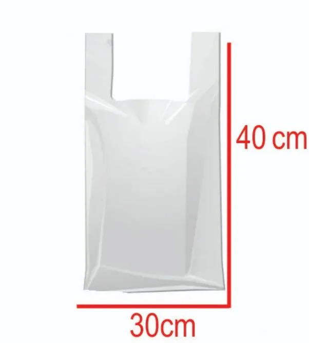 SACOLA LIGHT 30X40 BRANCA COM 1000 UN ROLEPLAST