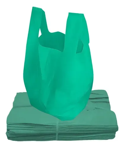 SACOLA PLAST. REC. 30X45 VERDE FARDO C/1,7KG ROLEPLAST