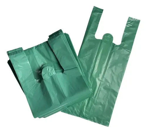 SACOLA PLAST. REC. 40X50 VERDE FARDO C/2,5KG ROLEPLAST