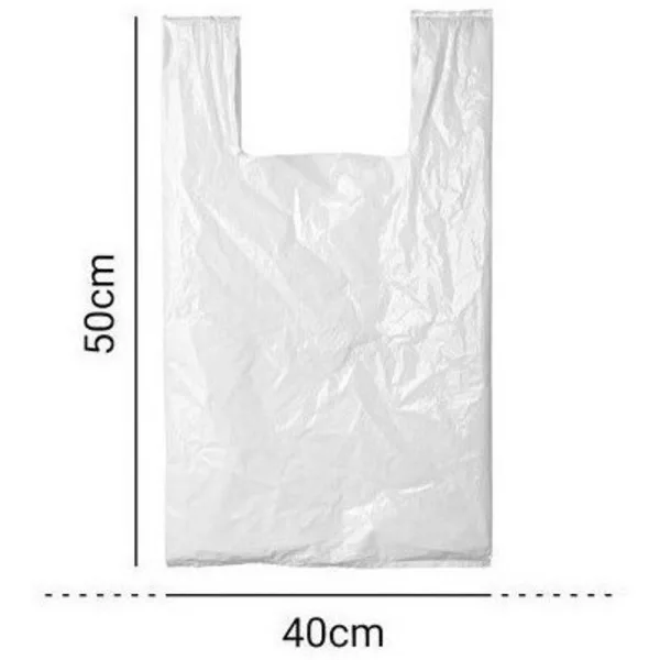 SACOLA PLASTICA 40X50 BRANCA PLUS C/800 MB
