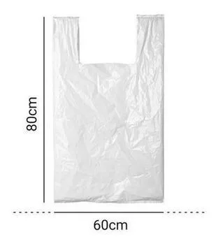 SACOLA PLASTICA BRANCA 60X80X0,5 C/250 MB