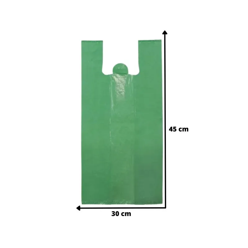 SACOLA PLASTICA RECICLADA PACK LIFE 30X45 1,5 KG CREME CAIXA