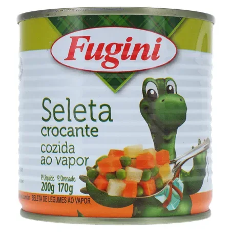 SELETA CROCANTE AO VAPOR FUGINI LATA 170GR