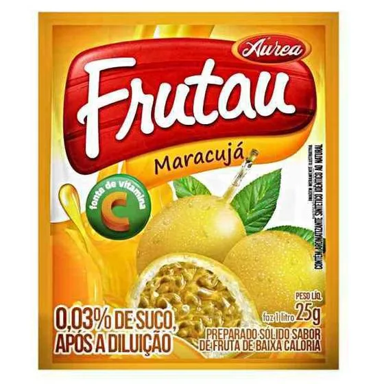 SUCO POP FRUTA MARACUJA 25GR - DP C/20