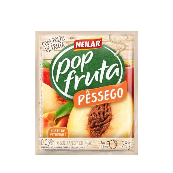 SUCO POP FRUTA PERA 25GR - DP C/20