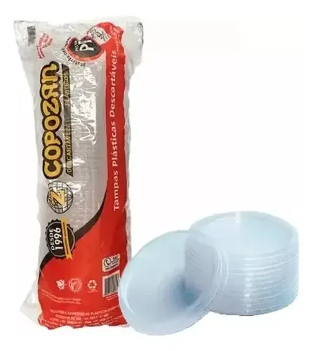 TAMPA POTE REDONDO 700ML C/50 COPOZAN