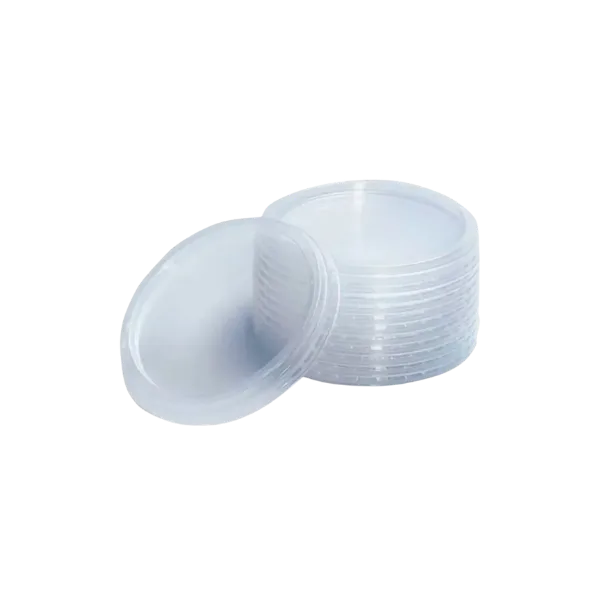 TAMPA TRANSPARENTE POTE 100ML C/100