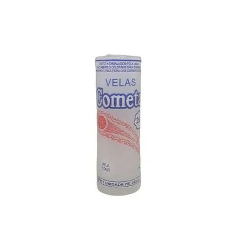 VELA 7 DIAS COMETA BRANCA 265GR