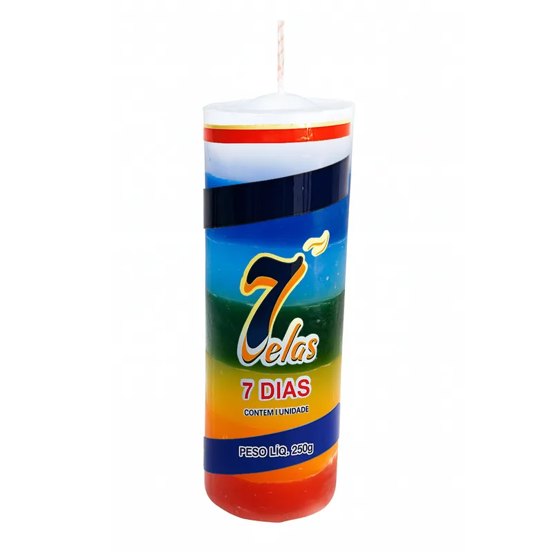 VELA INCOVEL 7 DIAS 7 LINHAS 275GR