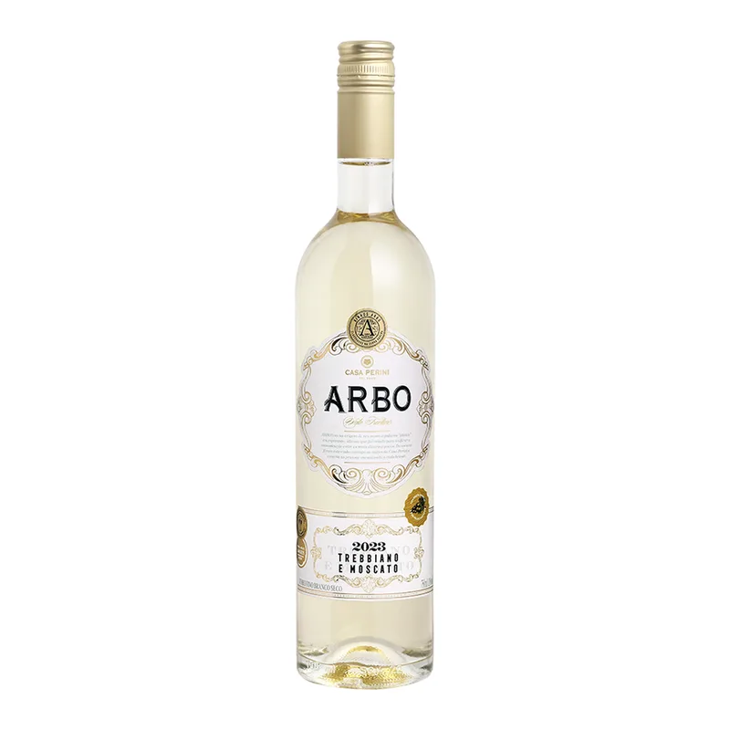 VINHO BRANCO SECO MOSCATO E TREBBIANO ARBO 750ML
