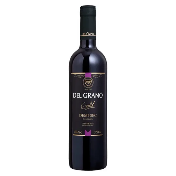 VINHO TINTO DEMI-SEC DELGRANO GOLD 750ML