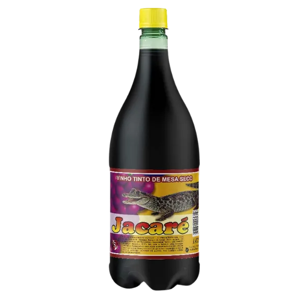 VINHO TINTO SECO PET JACARE 1,45L