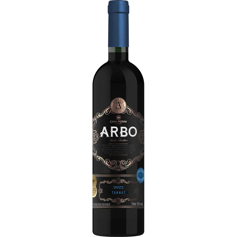 VINHO TINTO SECO TANNAT ARBO 750ML
