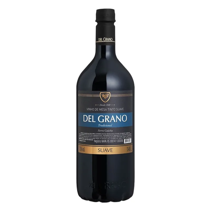 VINHO TINTO SUAVE DELGRANO 1480ML