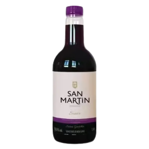 VINHO TINTO SUAVE PET SAN MARTIN 1,35L