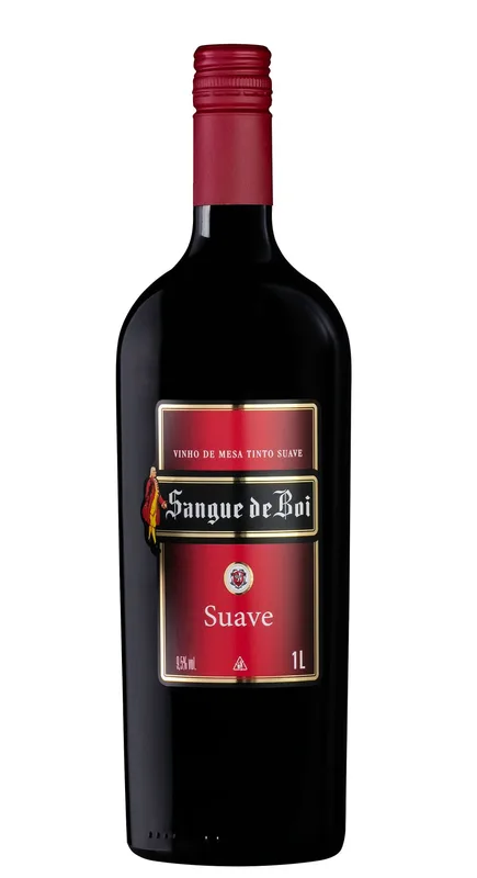 VINHO TINTO SUAVE SANGUE BOI 1000ML