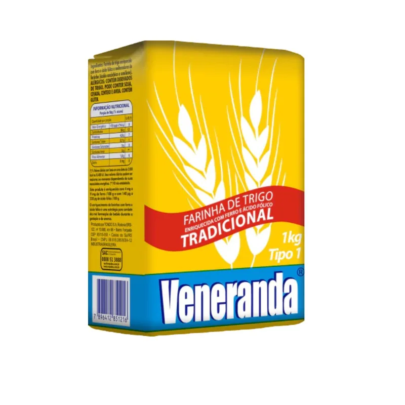 FARINHA DE TRIGO VENERANDA 1KG TIPO 1