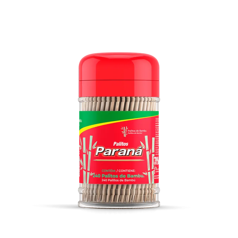 PALITOS DE DENTE PARANA BAMBU POTINHO C/240UN - DP C/12