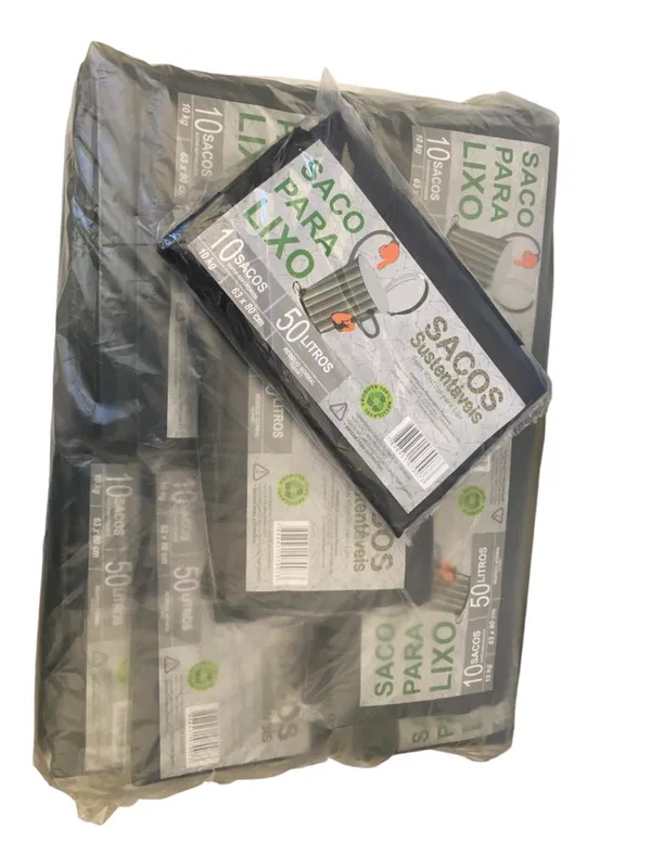 SACO DE LIXO ENVELOP. 50LT NINUS LEVE E FACIL C/10UN