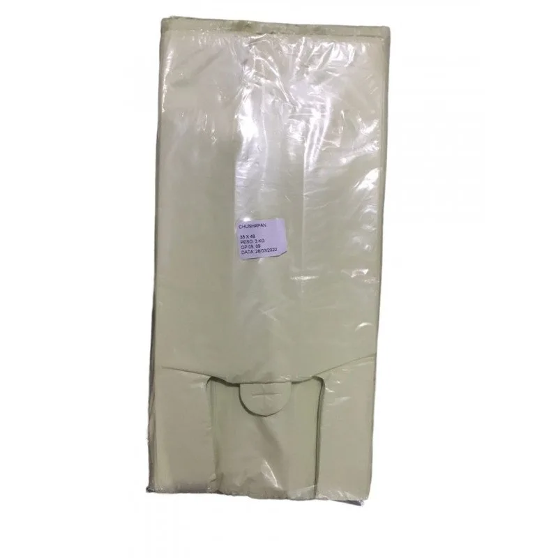 SACOLA 38X48 PACK LIFE C/500 CREME  FARDO